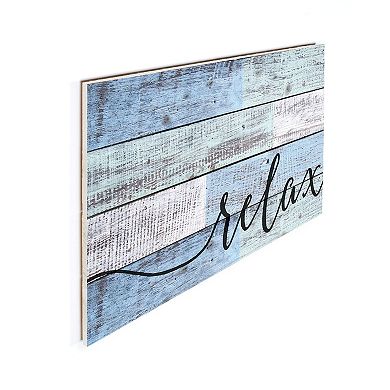 Relax Slatted Wall Decor