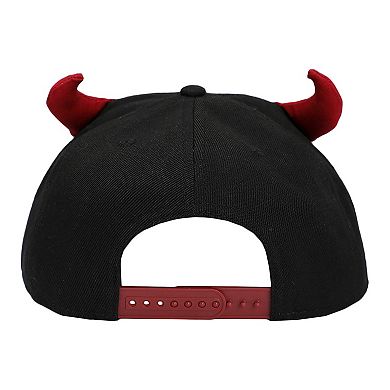 Men's ACDC Logo 3D Horns Snapback Hat