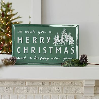 Melrose Wish You a Merry Christmas Wall Decor