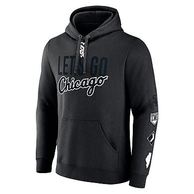 Men's Fanatics Branded Black Chicago White Sox Bases Loaded Pullover Hoodie