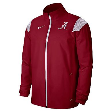 Men's Nike Crimson Alabama Crimson Tide Woven Full-Zip Jacket