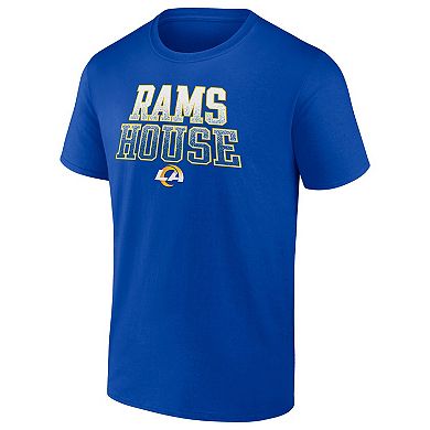 Men's Fanatics Branded Royal Los Angeles Rams Chiefs Kingdom Heavy Hitter T-Shirt