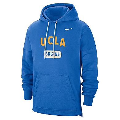 Men's Nike Blue UCLA Bruins Team Arch Fan Pullover Hoodie