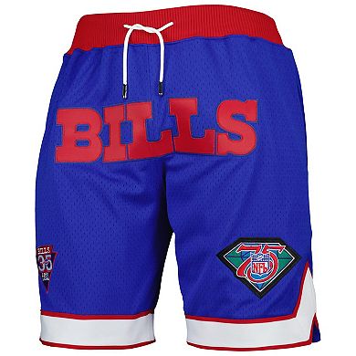 Men's Mitchell & Ness Royal Buffalo Bills 35th Anniversary Just Don Throwback Shorts