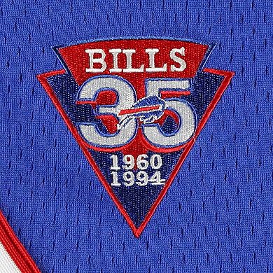 Men's Mitchell & Ness Royal Buffalo Bills 35th Anniversary Just Don Throwback Shorts