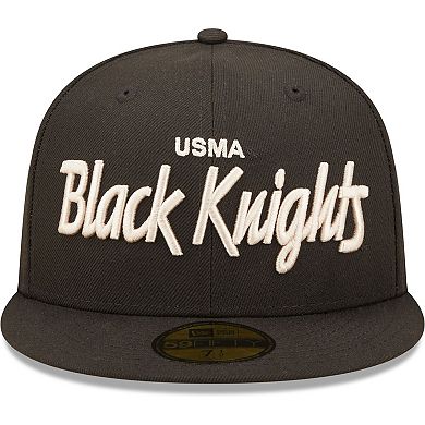 Men's New Era Black Army Black Knights Griswold 59FIFTY Fitted Hat