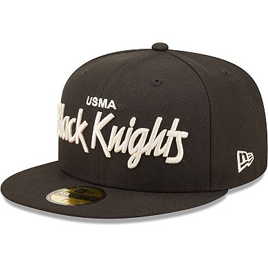 Men's New Era Black Army Black Knights Griswold 59FIFTY Fitted Hat