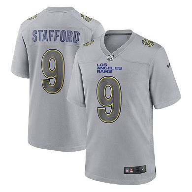 Men's Nike Matthew Stafford Gray Los Angeles Rams Atmosphere Fashion Game Jersey