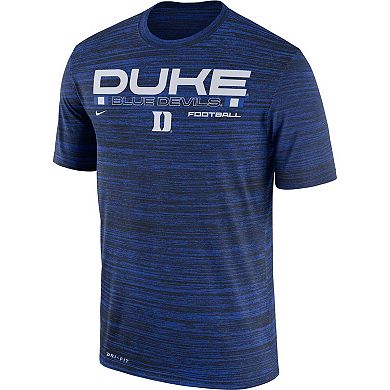 Men's Nike Royal Duke Blue Devils Velocity Legend Football Performance T-Shirt