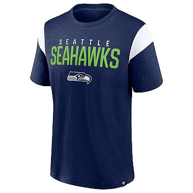 Men's Fanatics Branded College Navy/White Seattle Seahawks Home Stretch Team T-Shirt