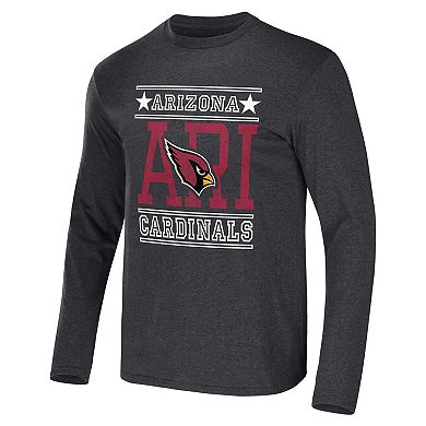 Men's NFL x Darius Rucker Collection by Fanatics Heathered Charcoal Arizona Cardinals Long Sleeve T-Shirt