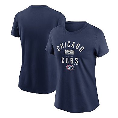 Women's Nike Navy Chicago Cubs 2022 Field of Dreams Collection T-Shirt