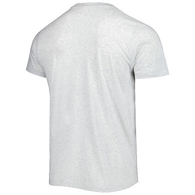 Men's Homage Ash San Francisco 49ers Hyper Local Tri-Blend T-Shirt