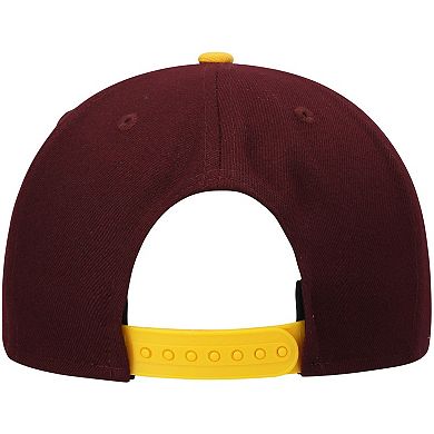 Men's New Era Maroon Arizona State Sun Devils Two-Tone Vintage Wave 9FIFTY Snapback Hat