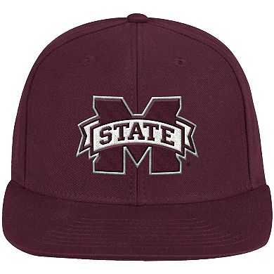 Men's adidas Maroon Mississippi State Bulldogs Sideline Snapback Hat