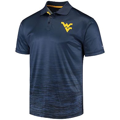 Men's Colosseum Navy West Virginia Mountaineers Marshall Polo