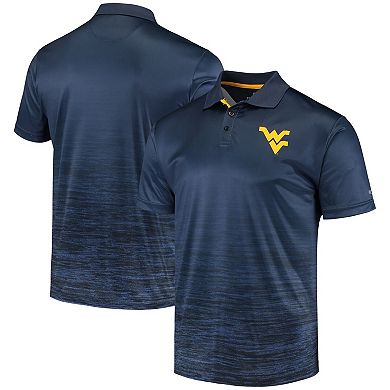 Men's Colosseum Navy West Virginia Mountaineers Marshall Polo