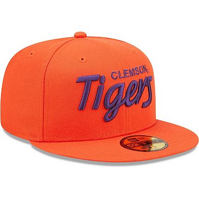 Men's New Era Orange Clemson Tigers Griswold 59FIFTY Fitted Hat