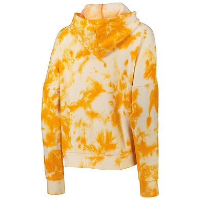 Women's New Era Orange Tampa Bay Buccaneers Cloud Dye Fleece Pullover Hoodie