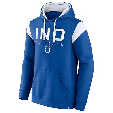 Men's Fanatics Branded Royal Indianapolis Colts Call The Shot Pullover Hoodie