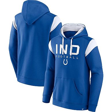 Men's Fanatics Branded Royal Indianapolis Colts Call The Shot Pullover Hoodie