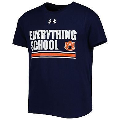 Youth Under Armour Navy Auburn Tigers Everything School T-Shirt