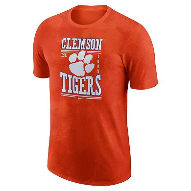 Men's Nike Orange Clemson Tigers Team Stack T-Shirt