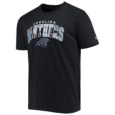 Men's New Era Heathered Black Carolina Panthers Training Collection T-Shirt