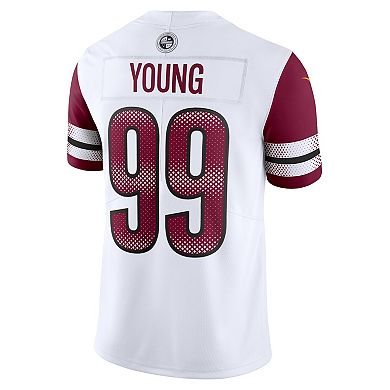 Men's Nike Chase Young White Washington Commanders Vapor Limited Jersey