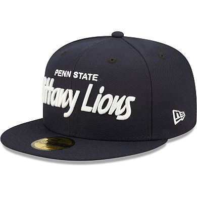 Men's New Era Navy Penn State Nittany Lions Griswold 59FIFTY Fitted Hat