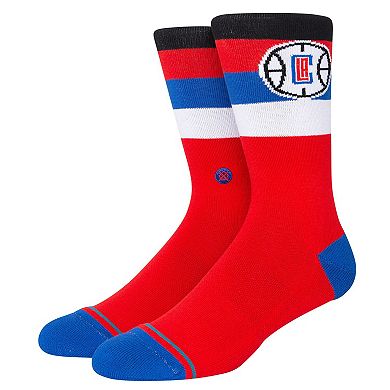 Stance LA Clippers Stripe Crew Socks