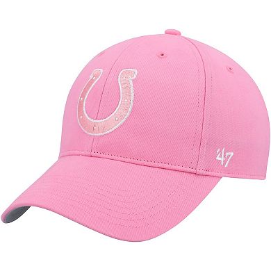 Girls Youth '47 Pink Indianapolis Colts Rose MVP Adjustable Hat