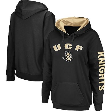 Women's Colosseum Black UCF Knights Loud and Proud Team Pullover Hoodie