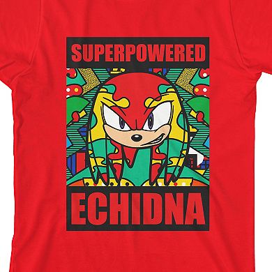 Boys 8-20 Superpowered Echidna Sonic Graphic Tee