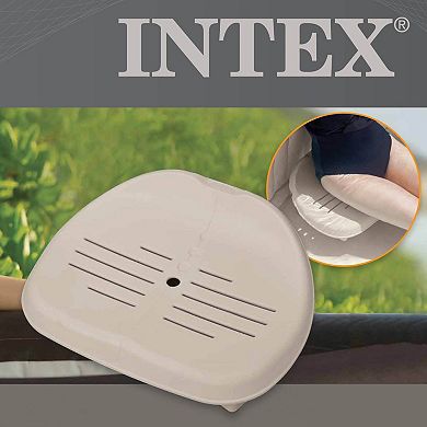 Intex PureSpa Slip Resisting Inflatable Removable Hot Tub Seat Spa Accessory
