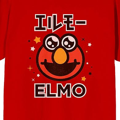 Men's Sesame Street Kanji Elmo Tee