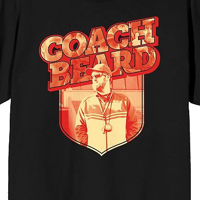 Men's Ted Lasso Coach Beard Tee