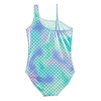 Girls 4-12 SO® One-Shoulder One-Piece Swimsuit in Regular & Plus Sizes