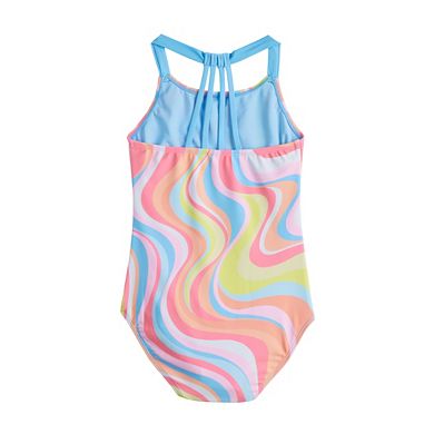 Girls 4-16 SO® Strappy Back One-Piece Swimsuit