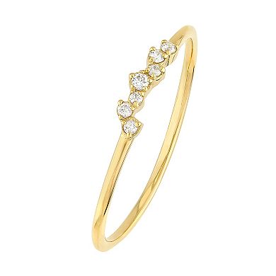 14k Gold Diamond Accent Fashion Ring