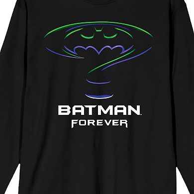 Men's Batman Forever Movie Logo Long Sleeve Tee