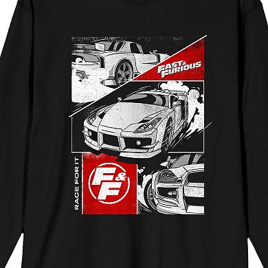 Men's The Fast And The Furious Race For It Long Sleeve Tee