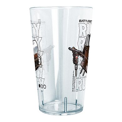 Battlebots Rusty Hero Stack Text 24-oz. Tritan Drinking Glass