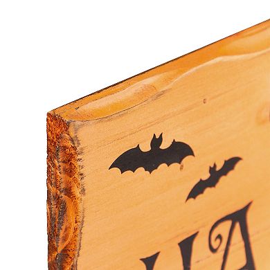 Northlight Happy Halloween & Bats Wall Sign