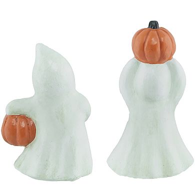Northlight "Happy Halloween" & "Trick or Treat" Ghost Table Decor 2-piece Set