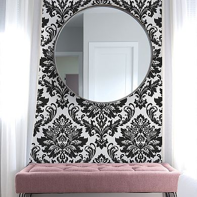 NextWall Damask Peel & Stick Wallpaper