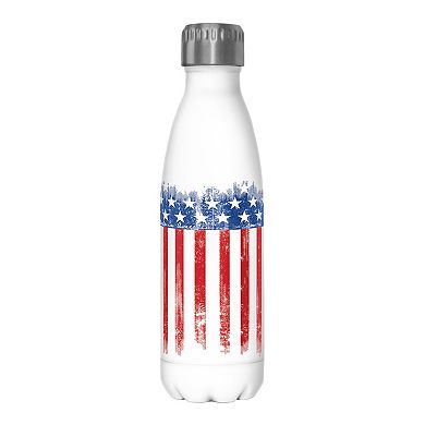 VLIN Distressed Flag America 17-oz. Water Bottle