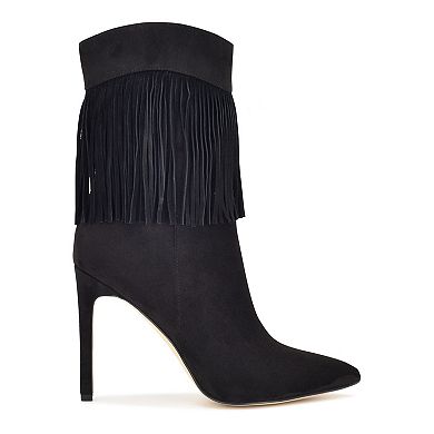 Nine West Tries Women's Fringe Ankle Boots