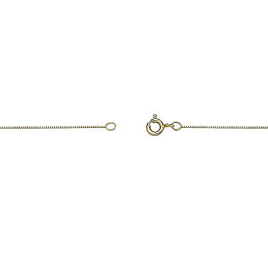 Gemminded 10k Gold Sakota Emerald & Diamond Accent Pendant Necklace