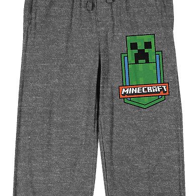 Men's Minecraft Creeper Badge Sleep Pants